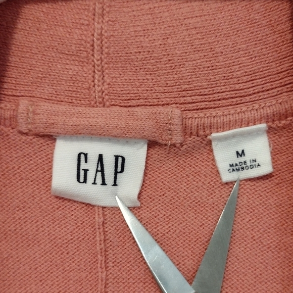 Gap - Coral Ribbed Cardigan - Picture 10 of 12